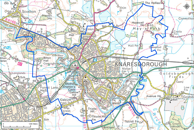 knaresborough parish map