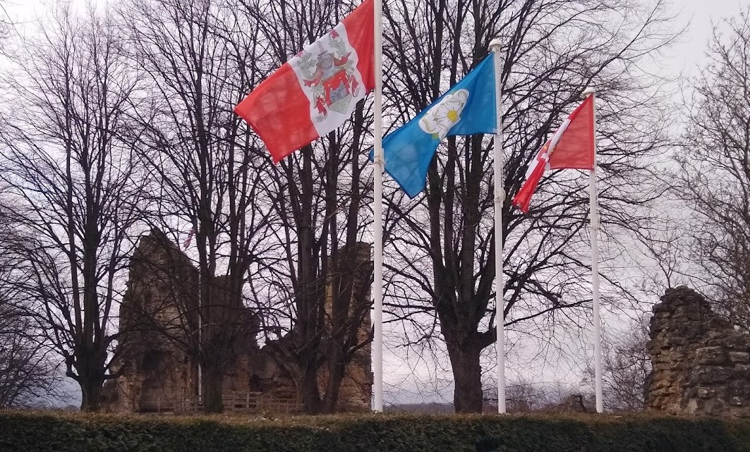 New Flags for Knaresborough Castle