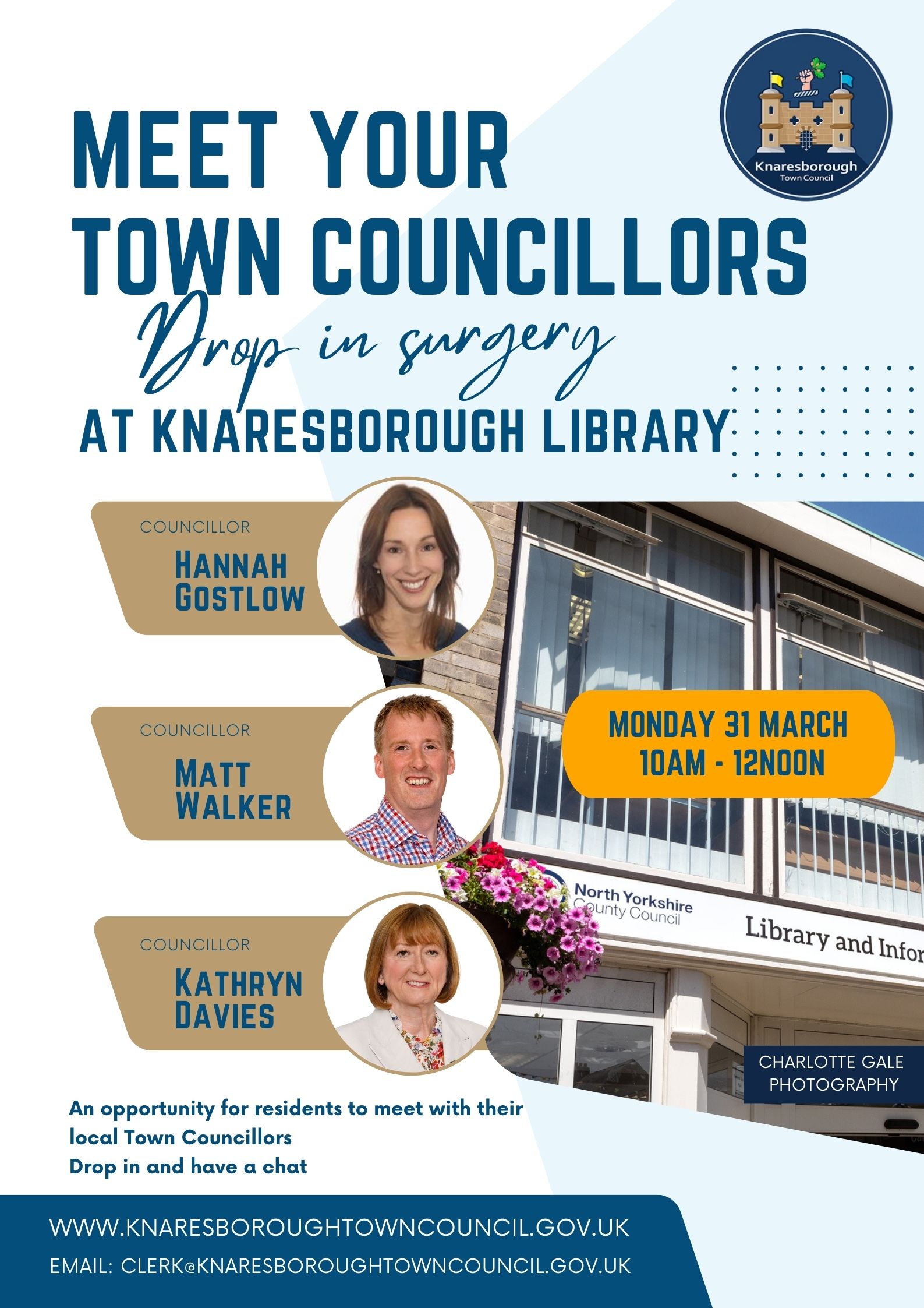 Meet Your Town Councillors - Drop in Surgery 