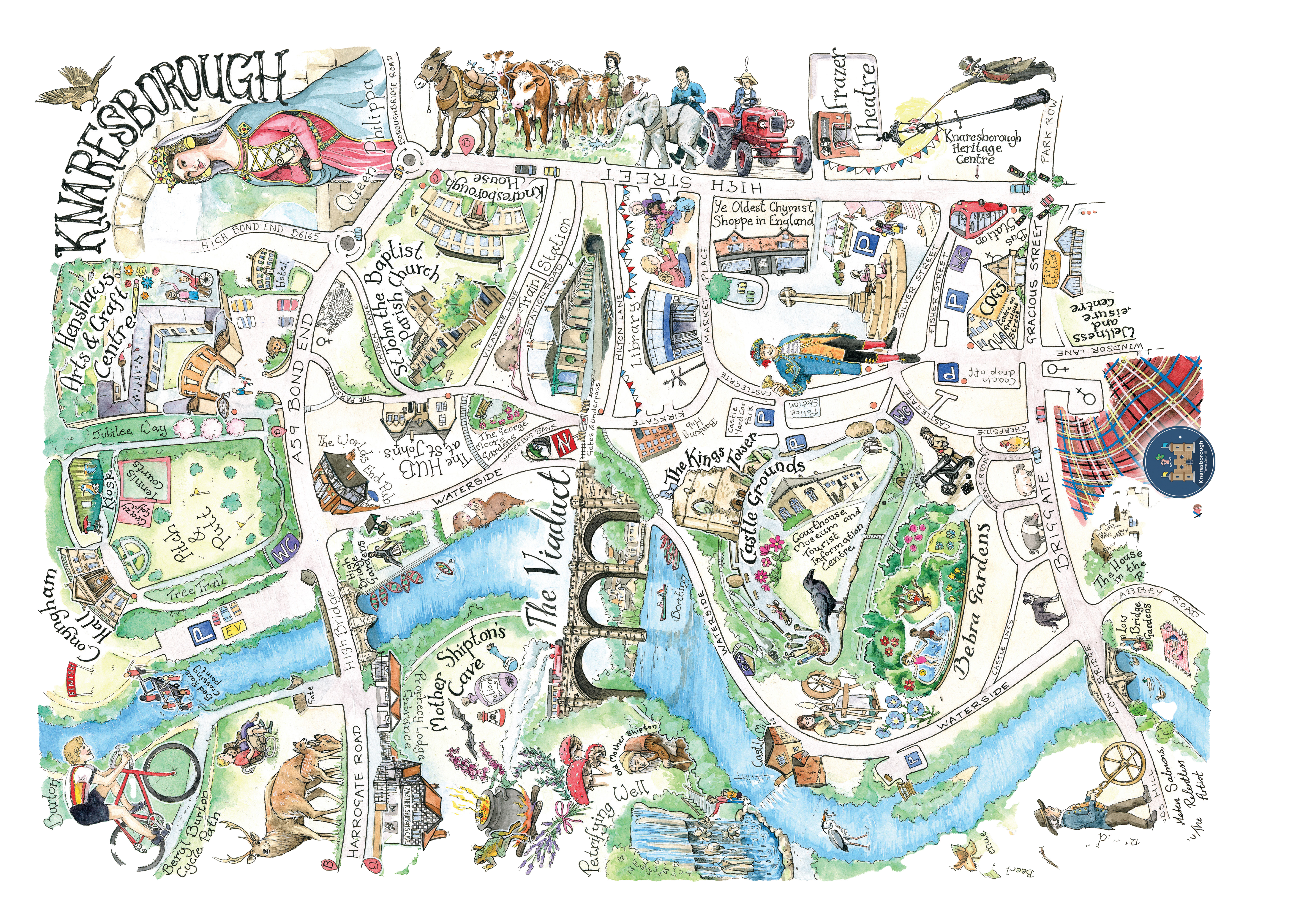 New Illustrated Town Map